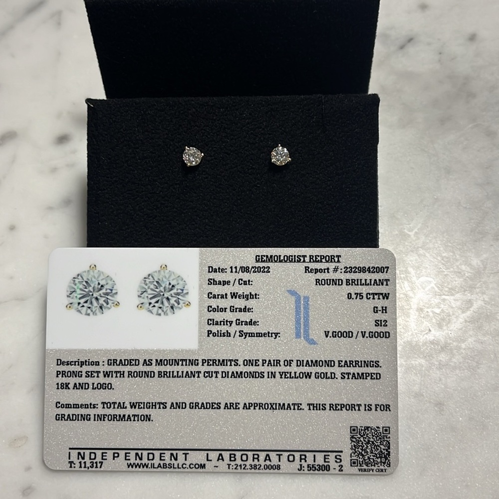 Real Diamond Earring Studs Bloomingdales